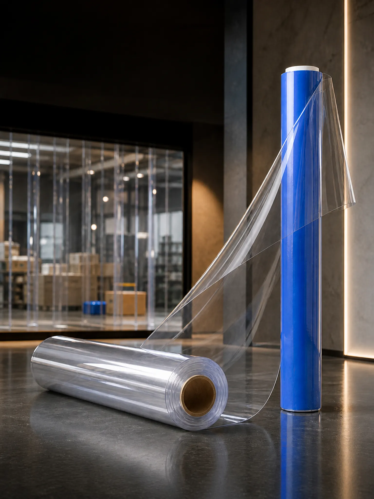Super Clear PVC Film — Soft drape — flexible film, not rigid sheet