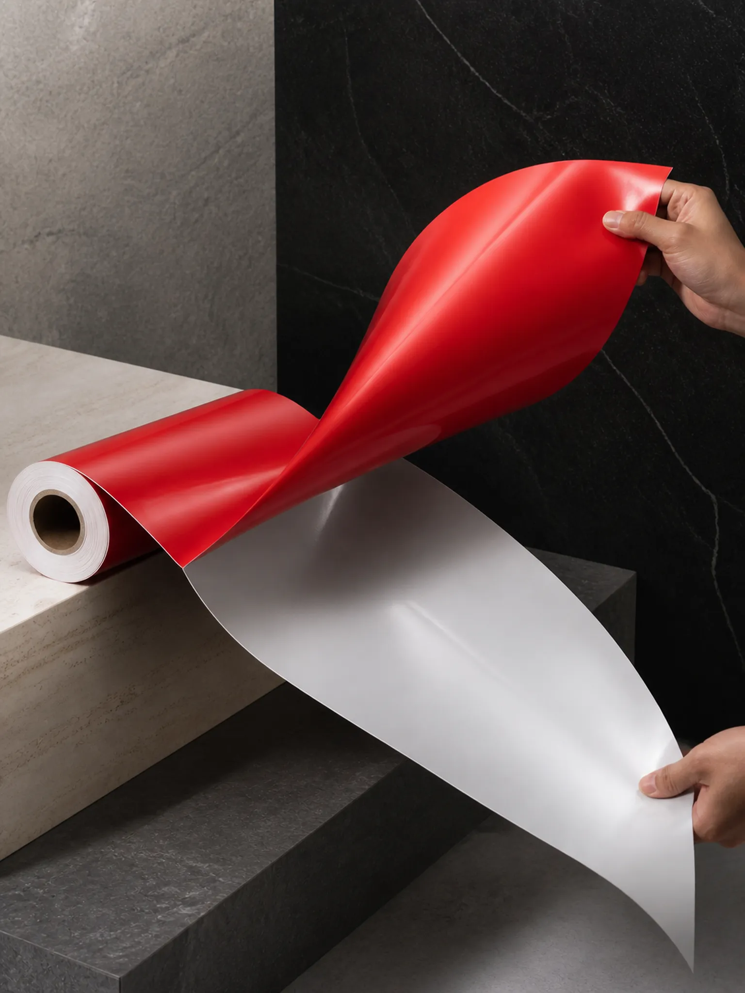 Two-Tone Double-Sided Film — Peel & heat behavior tested per structure