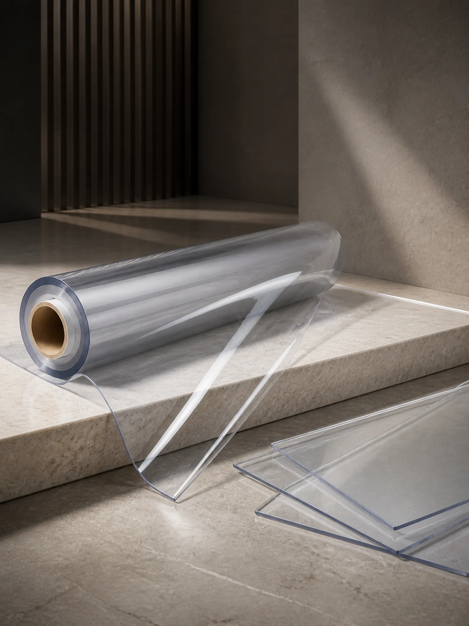Clear PVC Soft Glass — Yellowing & flatness confirmed per order