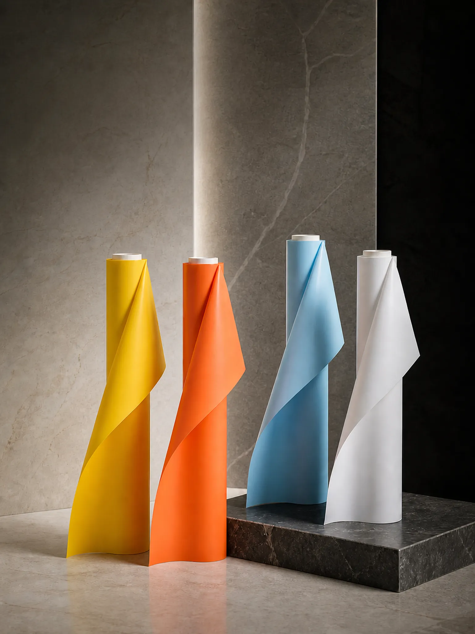 Opaque Solid-Color Matte Film — Matte depth per sample