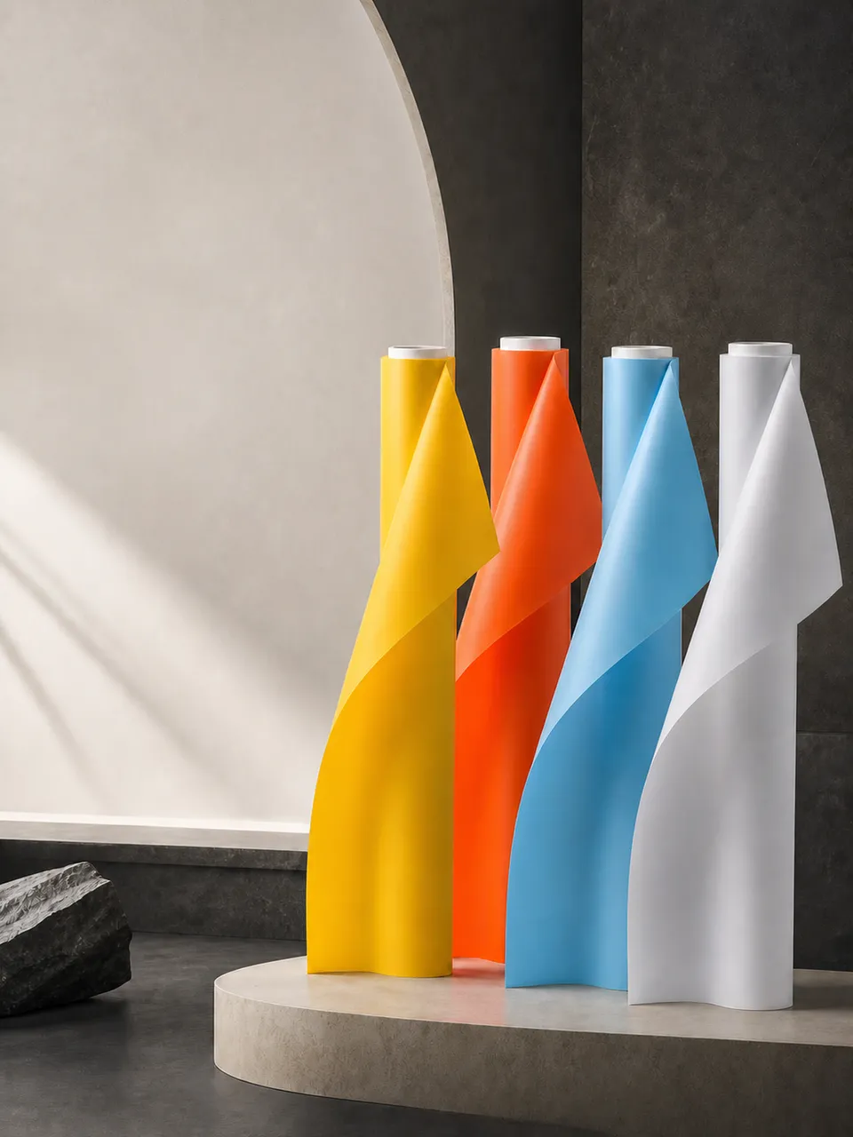 Opaque Solid-Color Matte Film — Solid color, matte face