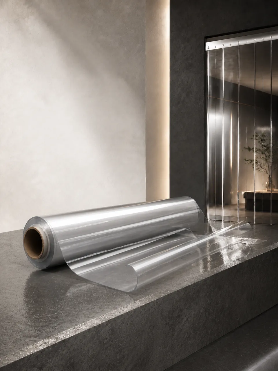 Clear PVC Soft Glass — Thick glass-clear sheet