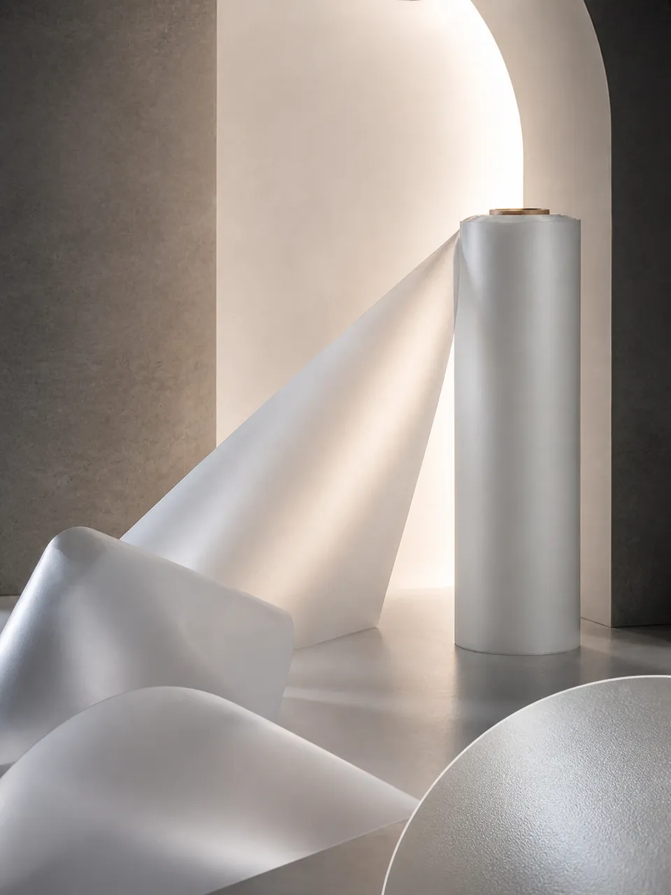 Translucent Frosted Embossed Film — Privacy that keeps the light